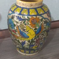 خمره هایی قدیمی.رنگ و لعاب طبیعی|کلکسیون اشیاء عتیقه|گلپایگان, |دیوار