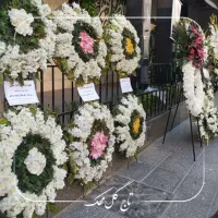 تاج گل مصنوعی خیریه تاج گل محک