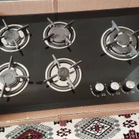 اجاق گاز شیشه ای پنج شعله