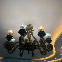 لوستر|لوستر و چراغ آویز|صومعه‌سرا, |دیوار