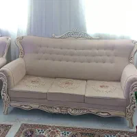 مبل نیمه استیل ۷ نفره در حد نو