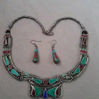 ست گردنی و گوشواره قدیمی عثمانی