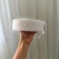 کلاه پیلباکس سفید نو