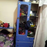 تخت کمد میز کامپیوتر  میز تحریر تخت ماشینی نوجوان|تخت و سرویس خواب|کرج, محمد آباد|دیوار
