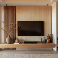 طراحی و اجرای تی‌وی‌وال Tv Wall|میز تلویزیون|تهران, ونک|دیوار
