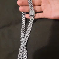 زنجیر گردنبند فول نگین