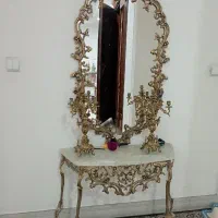 آینه کنسول برنجی