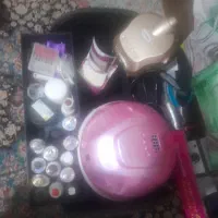 وسایل کاشت ناخن با لاک های ژلیش نوتمام وسایل کامل|آرایشی، بهداشتی، درمانی|تهران, بریانک|دیوار