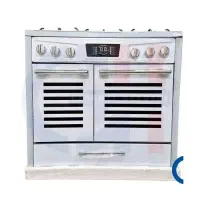 اجاق گاز طرح فر جنرال وان پارمیس سفید با کد ملی