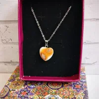 گردنبندعقیق قلب.گردنبند سیار زحل.گوشواره توت فرنگی|بدلیجات|شیراز, زرهی|دیوار