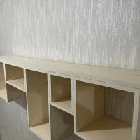 شلف کتابخانه|کتابخانه، شلف، قفسه‌های دیواری|نسیم‌شهر, |دیوار