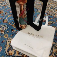 گلدان مس و فیروزه ارتفاع 26 سانتیمتر