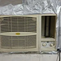 کولرگازی  پنجره ای موتورپیستونی درحال کار کردن|کولر گازی و فن‌کوئل|اندیمشک, |دیوار