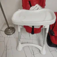 صندل ماشین کودک دلیجان و صندلی غذاخوری بی بی لند|تخت و صندلی بچه|اسلام‌شهر, شهرک قائمیه|دیوار