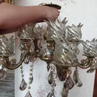 لوستر برنزی سنگین در حد نو