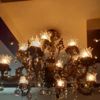 لوستر ۱۲ شاخه ای|لوستر و چراغ آویز|اصفهان, شهرک کاوه|دیوار