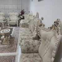 مبل سلطنتی ۹ نفره|مبلمان خانگی و میز عسلی|گناباد, |دیوار