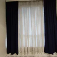 یک جفت کنار پرده مخمل سرمه ای|پرده، رانر، رومیزی|کرج, ساماندهی|دیوار