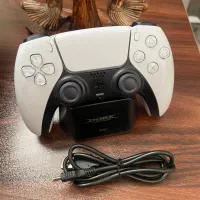 دسته PS5 سری 2 و پایه شارژ دابی