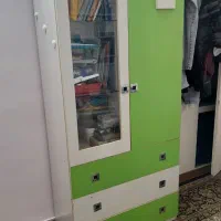 کمد بچه،سالم وجادار،دراور قهوه ای شش کشو سالم