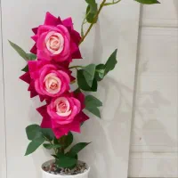 گل وگلدان|گل مصنوعی|میانه, |دیوار