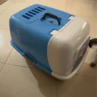 یک ظرف خاک برای گربه