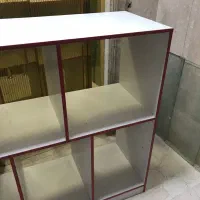 باکس قفسه ام دی اف|کتابخانه، شلف، قفسه‌های دیواری|قم, شهرک قدس|دیوار