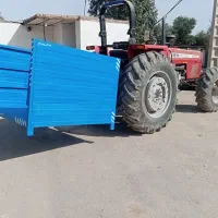 تراکتور.  سبد پشت تراکتوری. تریلی