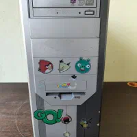 کامپیوتر ۵۲۰۰ با رم ۴ ddr2 هارد ۱۶۰ و گرافیک ۱|رایانه رومیزی|چالوس, |دیوار