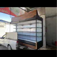 یخچال پرده هوا ۲/۵ متری طرح چوب