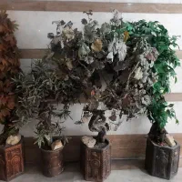 گل و گلدان تزئینی مصنوعی