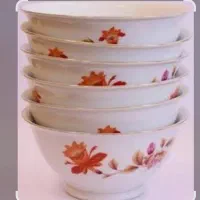 کاسه گل حنایی آنتیک