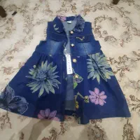 لباس مانتو دخترانه نو مناسب ۳ ،۴ سال