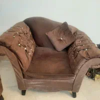 مبل هفت نفره شزلون و بوفه|مبلمان خانگی و میز عسلی|مهدی شهر, |دیوار