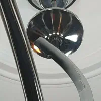 لوستر 8شاخه استیل همراه دیوار کوب|لوستر و چراغ آویز|تهران, زرکش|دیوار