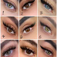 مدل اکستنشن مژه ۴۰۰