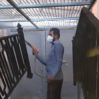 بازسازی و رنگ آمیزی  قعطعات فلزی جهرم