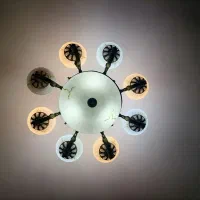 لوستر برنجی 8 شاخه