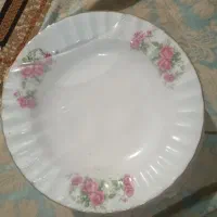 بشقاب گل سرخ طرح قدیمی