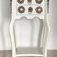 میز تلفن سفید