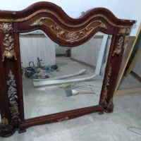 آینه قدی باقاب چوب گردو