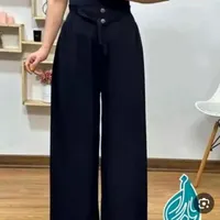 شلوار برماندو مشکی جنس درجه 1