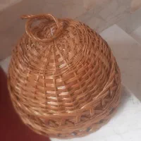 فروش  سه عدد لوستر حصیری نو مناسب کافه و منزل