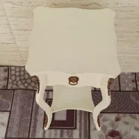 میزتلفن سفید سالم  یک کشو