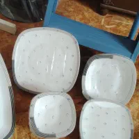 چینی 6 نفره آک|ظروف سرو و پذیرایی|مبارکه, |دیوار