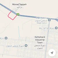 زمین-بر-جاده-نزدیک-شهرک-صنعتی-اشتهارد