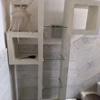 شلف گل و اویز گل بافتنی