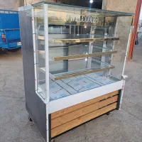 فریزر ایستاده بدنه مشکی داخل استیل لوله مسی|فروشگاه و مغازه|قم, شهرک امام حسین|دیوار