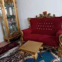 مبل هفت نفره بابوفه ومیزعسلی|مبلمان خانگی و میز عسلی|سراب, |دیوار