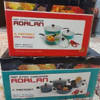 سرویس ۷پارچه قابلمه و۳پارچه ماهیتابه آک